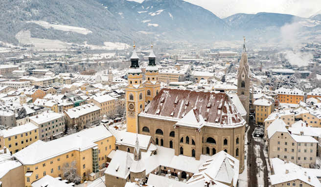 Das verschneite Brixen