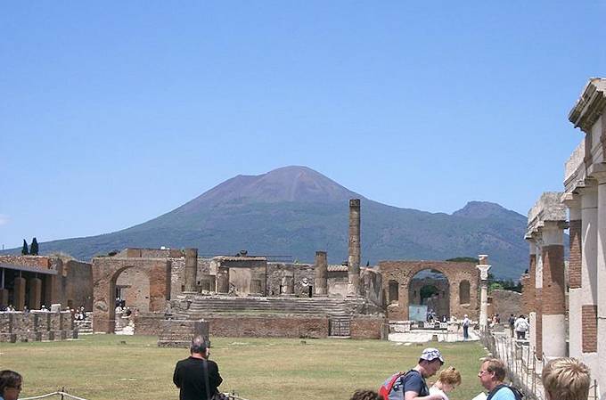 Die Ausgrabungssttten von Pompeji