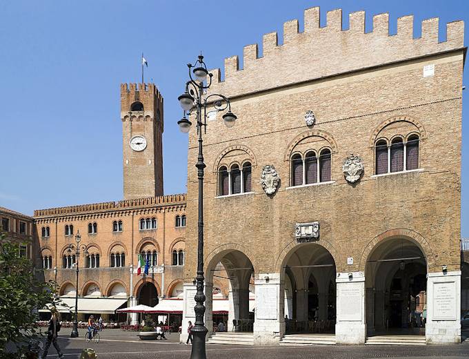 Das Rathaus von Treviso