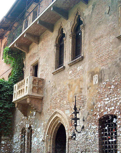 Das Haus der Julia mit dem berhmten Balkon