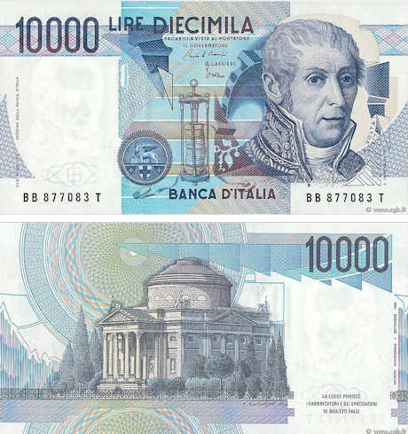 10000 Lire-Banknote