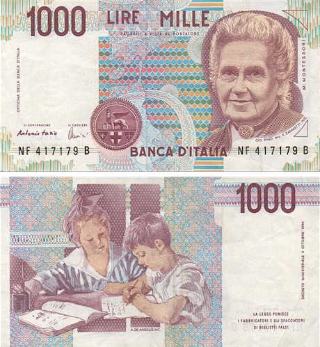 1000 Lire-Banknote