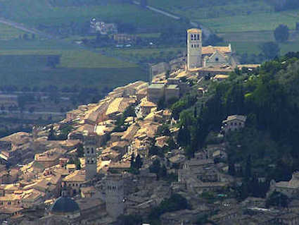 Assisi und die Basilika von San Francesco