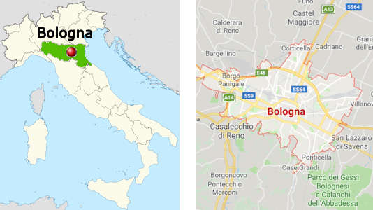 Stadtplan online von Bologna