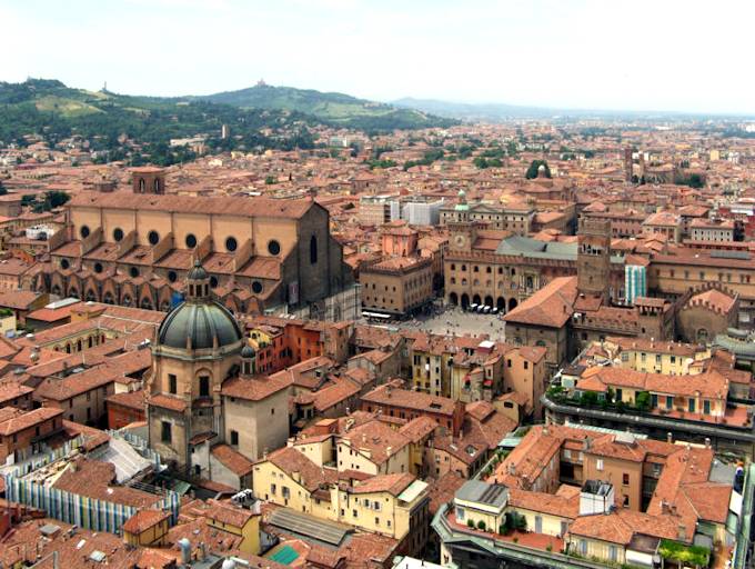 Die Altstadt von Bologna