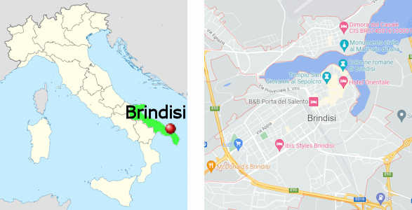 Stadtplan online von Brindisi