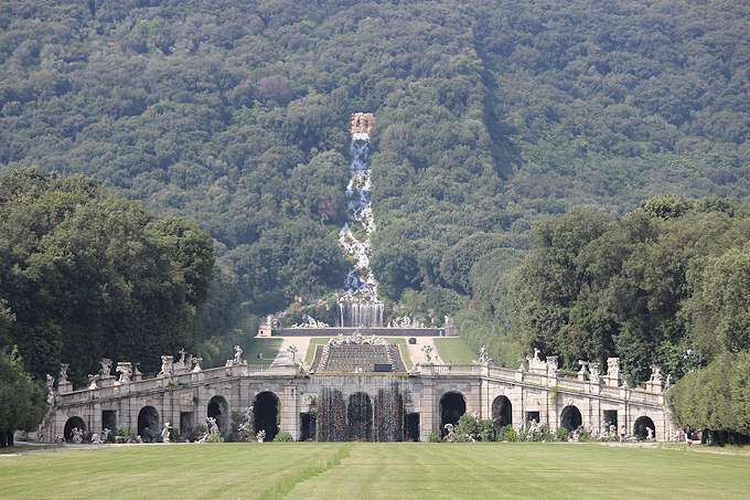 Der Schlosspark von Caserta