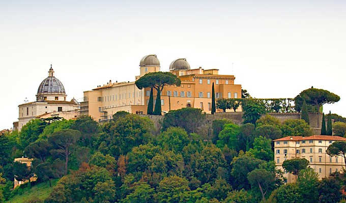 Der Papstpalast in Castel Gandolfo