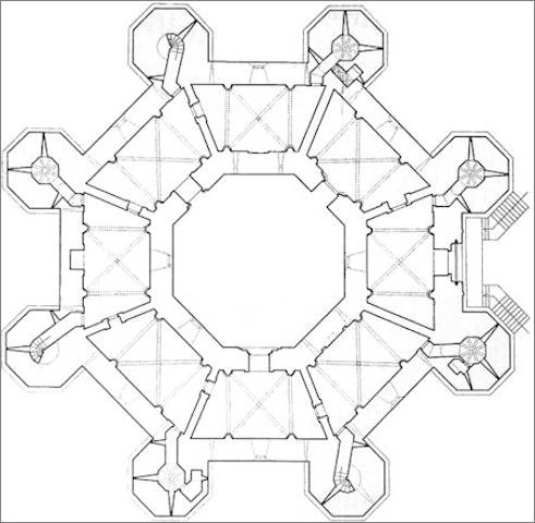 Castel del Monte, Grundriss