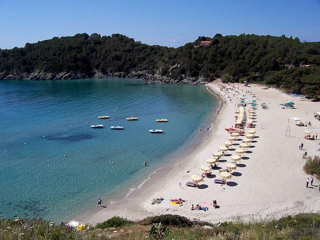 Der Strand von Fetovaia (Elba)