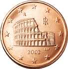 Italienische 5-Cent-Münze