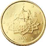 Italien, 50-Cent-Münze