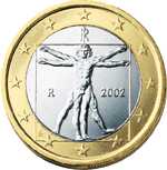 Italien, 1-Euro-Münze