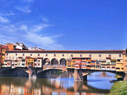 Die Ponte Vecchio in Florenz