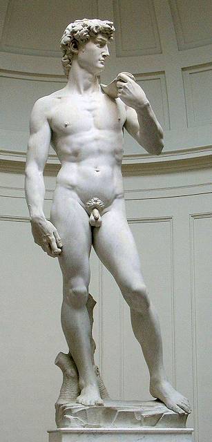 Florenz - die Statue David von Michelangelo