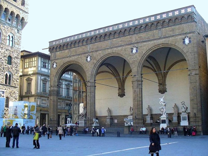 Florenz - die Loggia dei Lanzi