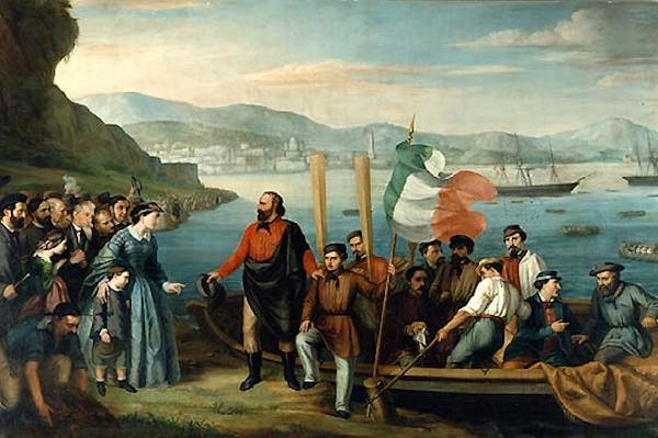 Garibaldis Abreise aus Genua (1860)