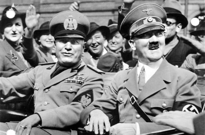 Hitler und Mussolini in München (1938)