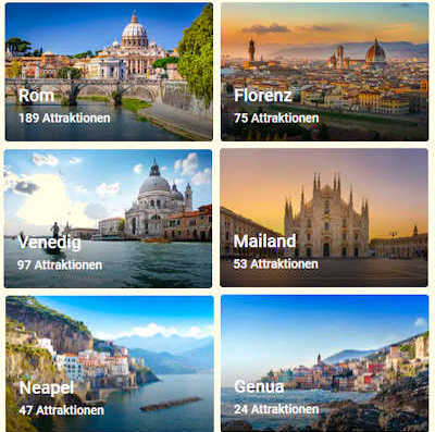 Besichtigungen, Touren und Aktivitäten in Italien