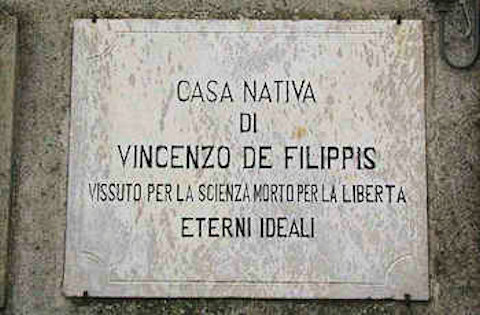 Gedenktafel von Vincenzo De Filippis