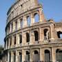 Das Kolosseum und der Konstantinsbogen