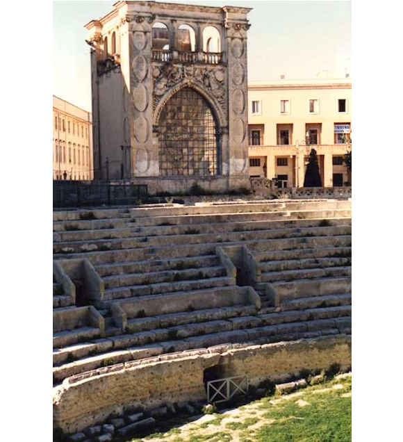 Das römische Theater von Lecce