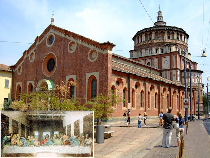 Mailand - Die Kirche "Santa Maria delle Grazie"