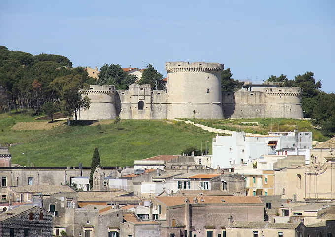 Die Festung Castello Tramontano