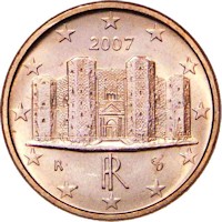 1-Cent Münze: Castel del Monte