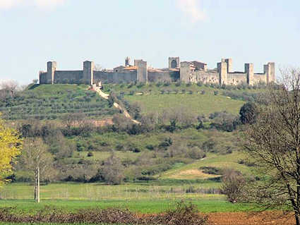 Die Burg Monteriggioni