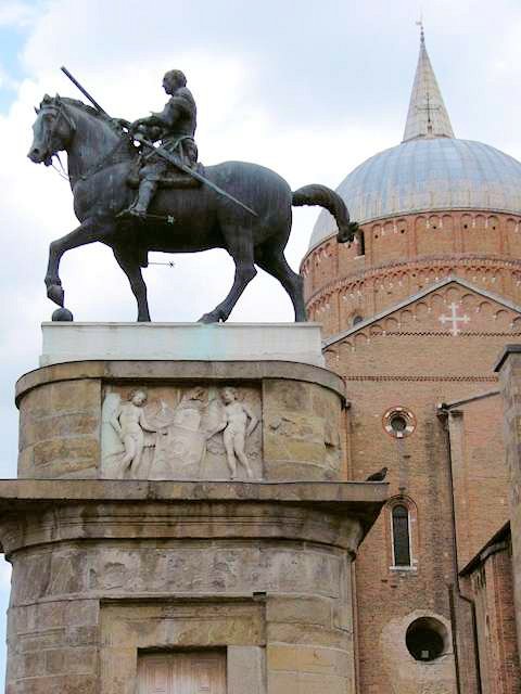 Padua - das Reiterdenkmal des Gattamelata