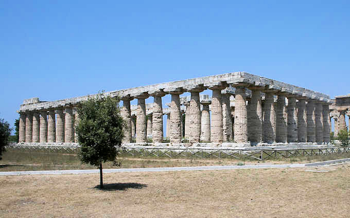 Paestum - Der Hera-Tempel