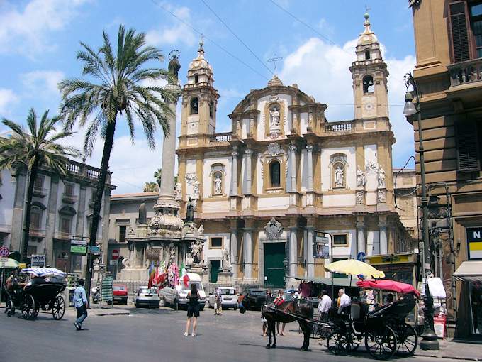 Palermo - der Platz "San Domenico"