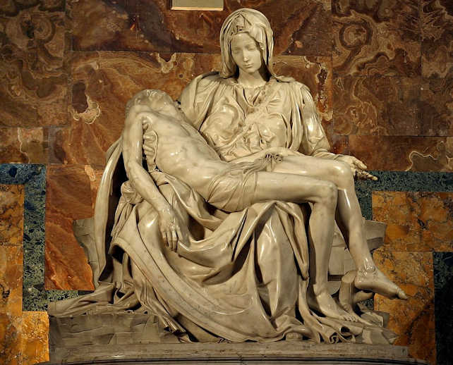 Die 'Pietà' von Michelangelo