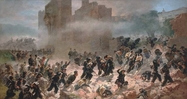 Die Einnahme Roms durch die italienischen Truppen (September 1870)