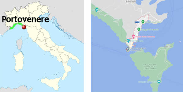 Stadtplan online von Portovenere