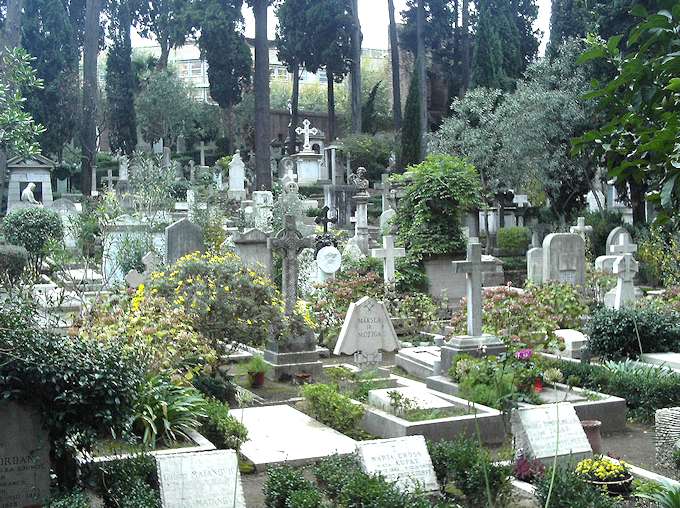 Nicht-katholischer Friedhof in Rom