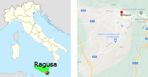 Stadtplan online von Ragusa