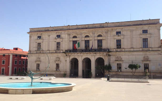 Das Rathaus von Ragusa