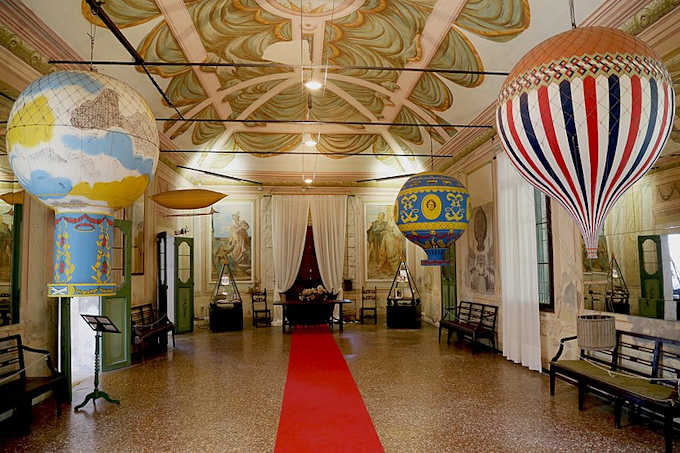 Das Luft- und Raumfahrtmuseum von San Pelagio