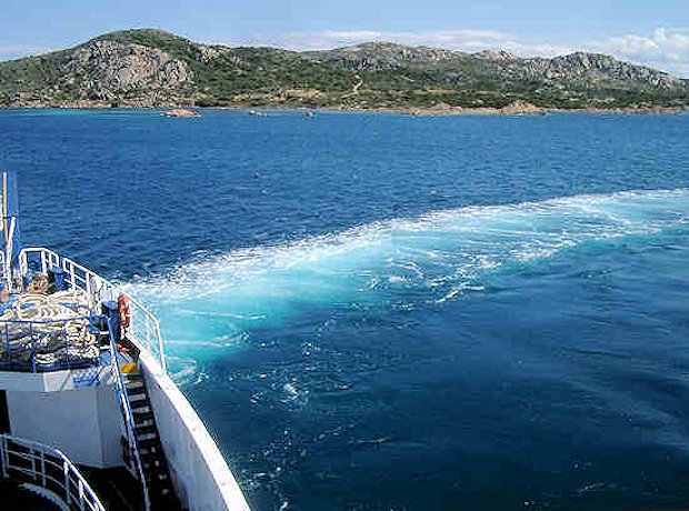Die Fähre von Palau zur Insel Maddalena