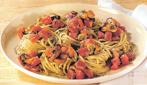 Spaghetti mit Miesmuscheln