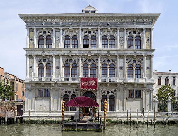 Das Spielkasino von Venedig am Canale Grande