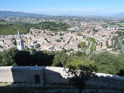 Panoramabild von Spoleto