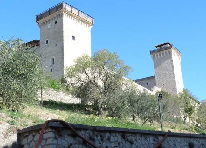 Spoleto - die Burg Albornoz