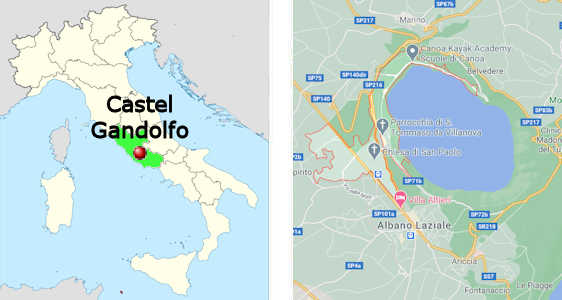 Castel Gandolfo - Stadtplan online