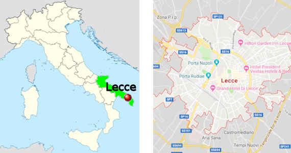 Stadtplan online von Lecce