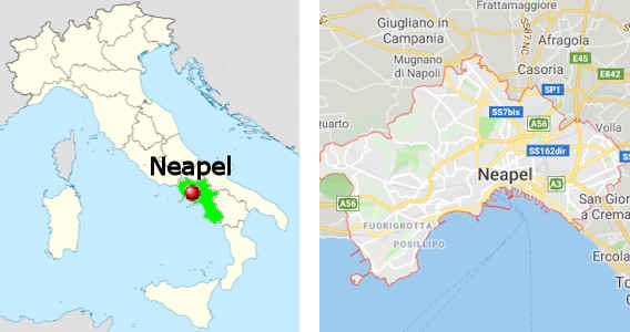 Stadtplan online von Neapel
