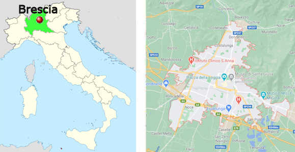 Stadtplan online von Brescia
