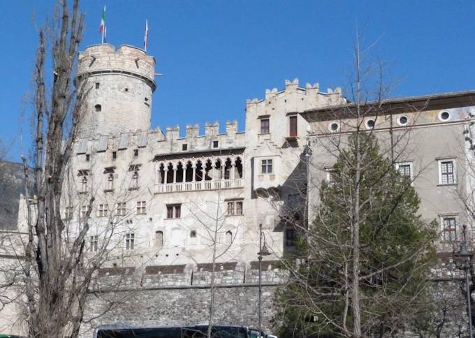 Die Bischofsburg 'Castello del Buonconsiglio' in Trient